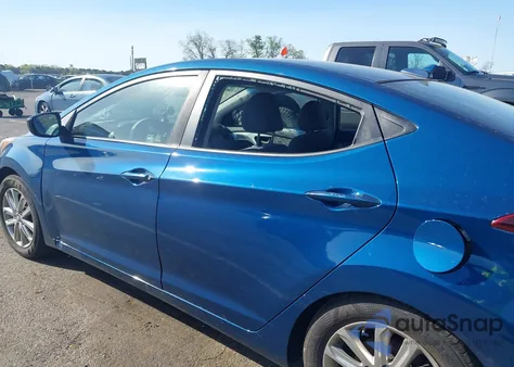 2016 Hyundai Elantra Se из США, поврежденный, VIN KMHDH4AE5GU607196